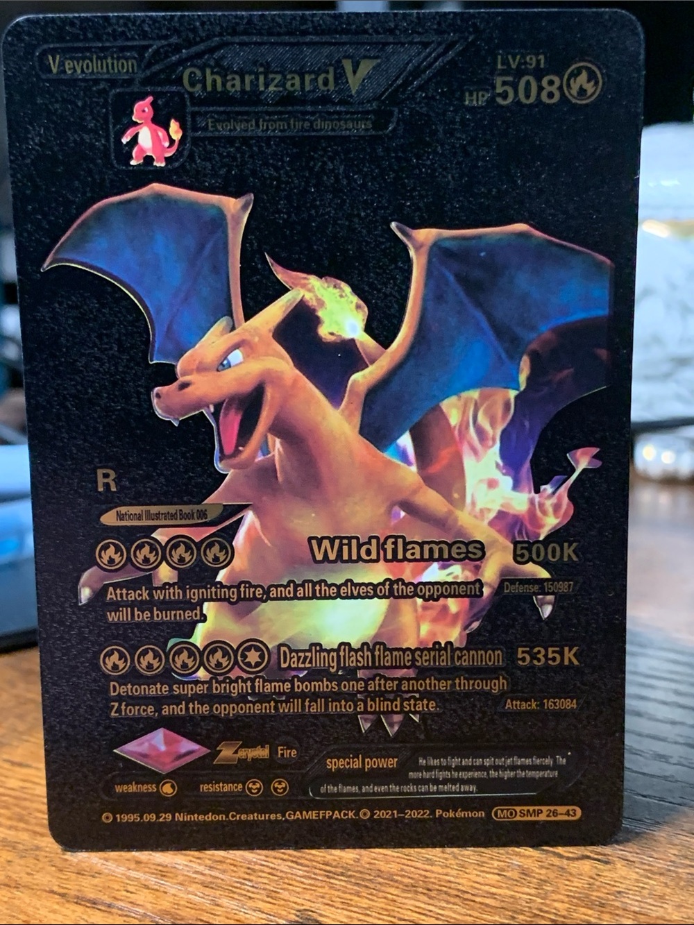 Charizard V Pokémon Card - unofficial